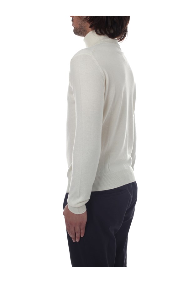 Bramani Cashmere Knitwear Turtleneck sweaters Man DVU13339 PANNA 3 