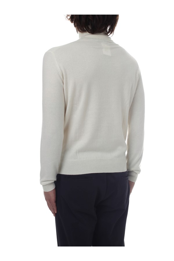 Bramani Cashmere Knitwear Turtleneck sweaters Man DVU13339 PANNA 4 