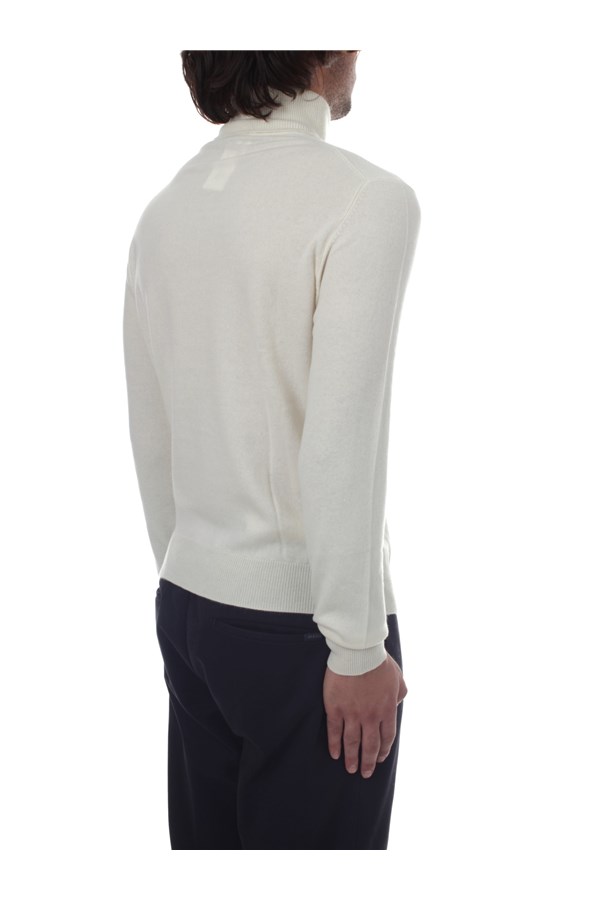 Bramani Cashmere Knitwear Turtleneck sweaters Man DVU13339 PANNA 6 