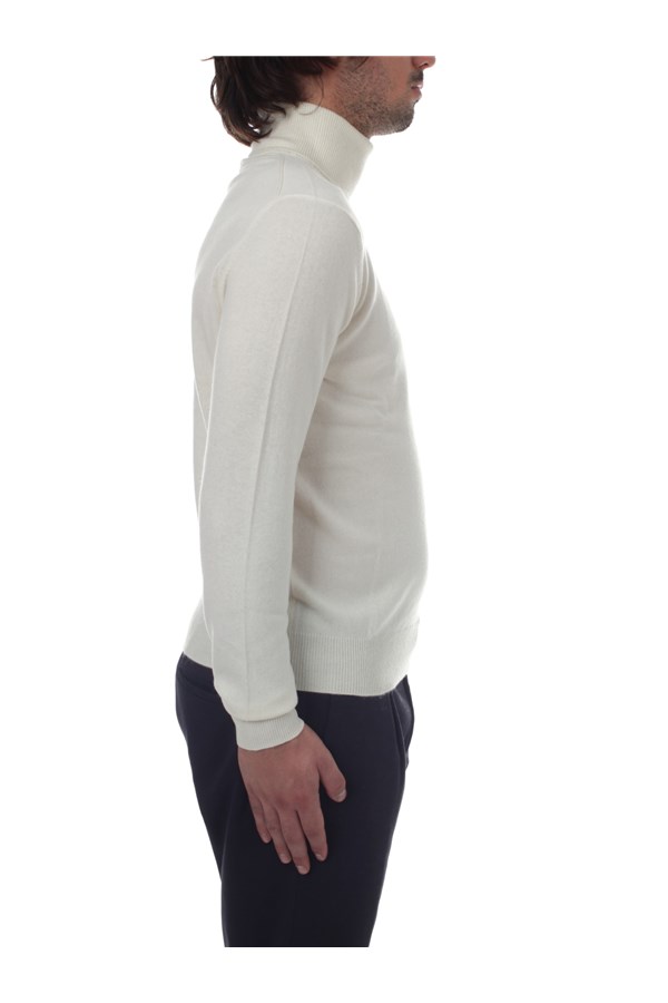 Bramani Cashmere Knitwear Turtleneck sweaters Man DVU13339 PANNA 7 