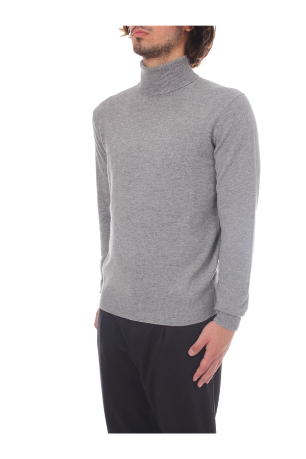 Bramani Cashmere Turtleneck sweaters Grey