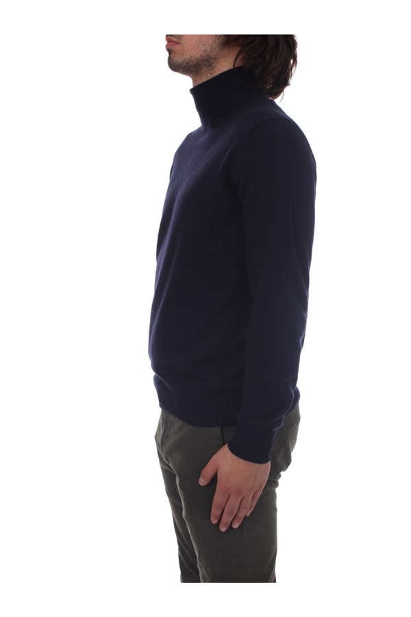 Bramani Cashmere Knitwear Turtleneck sweaters Man DVU13339 NAVY 2 