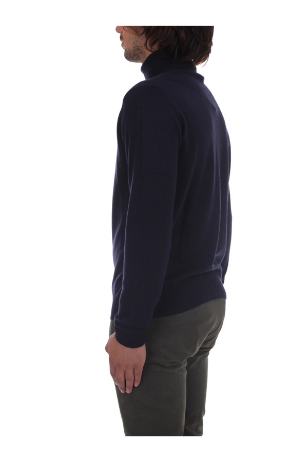 Bramani Cashmere Knitwear Turtleneck sweaters Man DVU13339 NAVY 3 