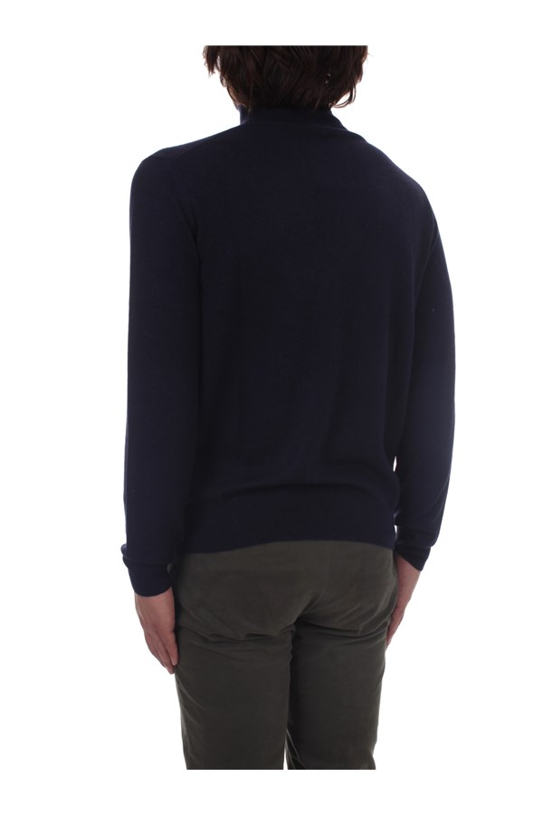 Bramani Cashmere Knitwear Turtleneck sweaters Man DVU13339 NAVY 4 