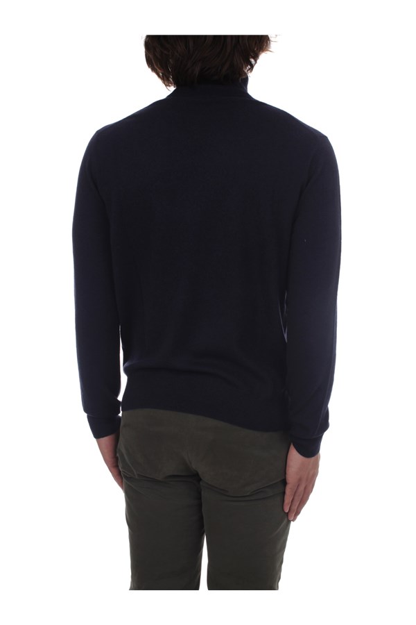 Bramani Cashmere Knitwear Turtleneck sweaters Man DVU13339 NAVY 5 