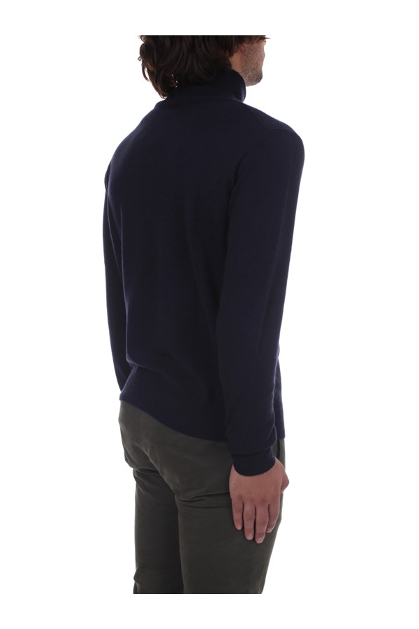 Bramani Cashmere Knitwear Turtleneck sweaters Man DVU13339 NAVY 6 