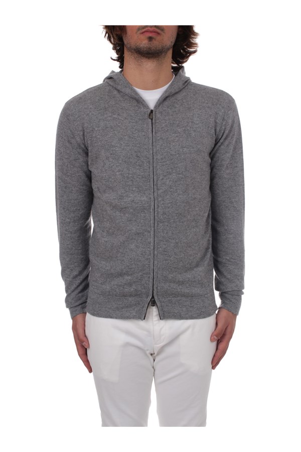 Bramani Cashmere Zip up sweatshirts Grey