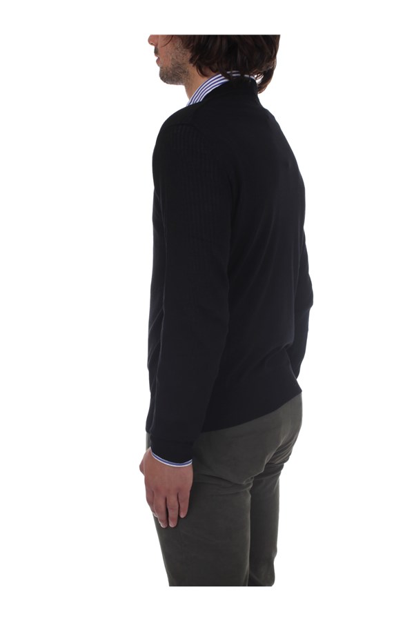 Bramani Cashmere Knitwear Crewneck sweaters Man GCU11630PTL NERO 3 