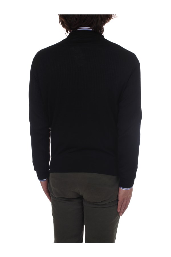 Bramani Cashmere Knitwear Crewneck sweaters Man GCU11630PTL NERO 5 
