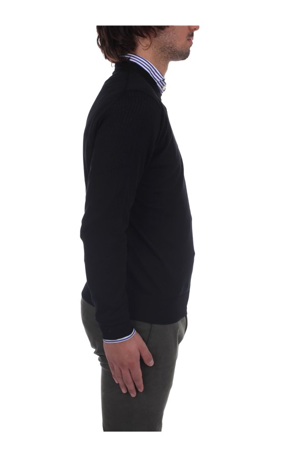 Bramani Cashmere Knitwear Crewneck sweaters Man GCU11630PTL NERO 7 