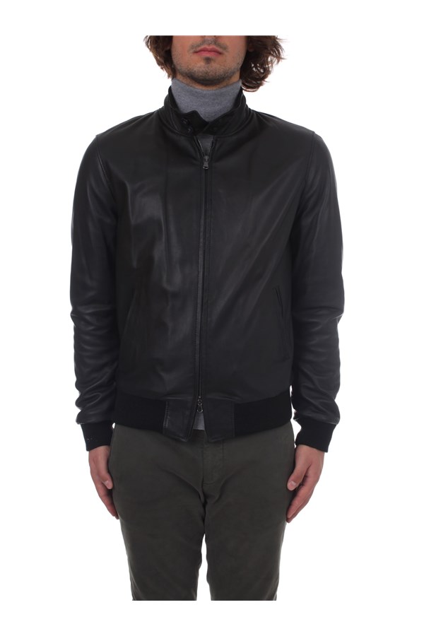 Broos Leather jacket Black