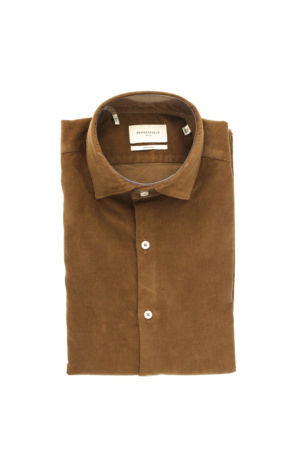 Brooksfield Casual shirts Brown