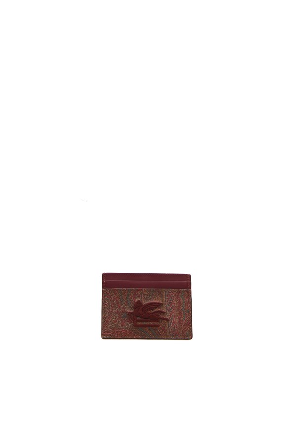 Etro Card wallets Red