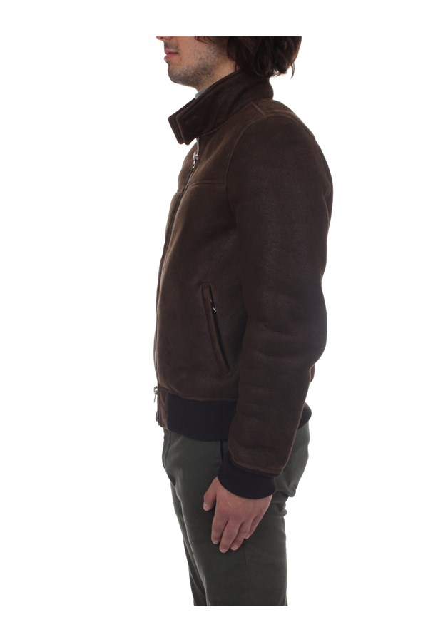 Stewart Outerwear Leather jacket Man GVEU173SSSADRZF70Z95 2 