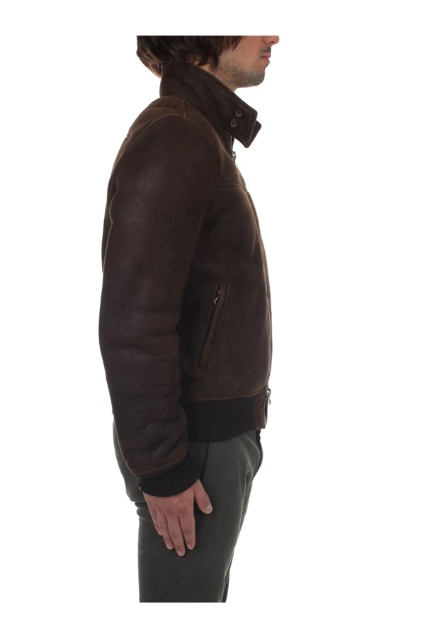 Stewart Outerwear Leather jacket Man GVEU173SSSADRZF70Z95 7 