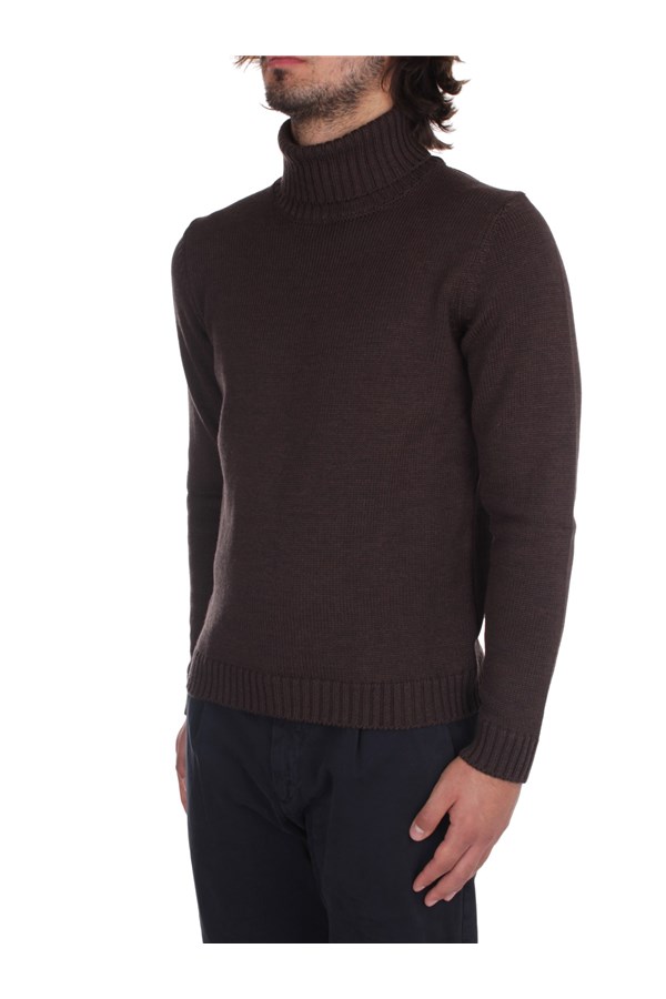 Zanone Turtleneck sweaters Brown