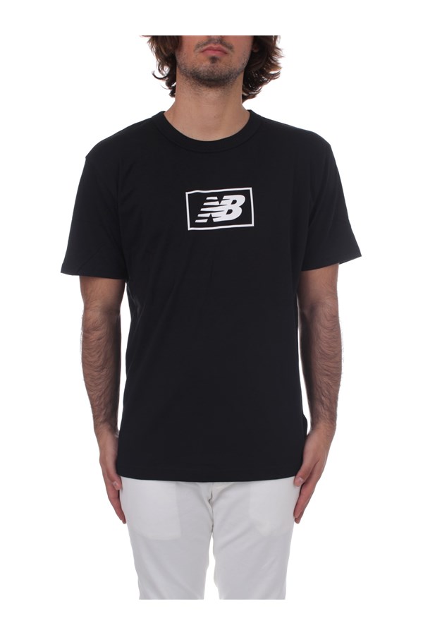 New Balance Short sleeve t-shirts Black