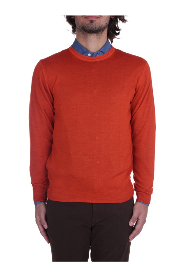 Fedeli Cashmere Crewneck sweaters Red