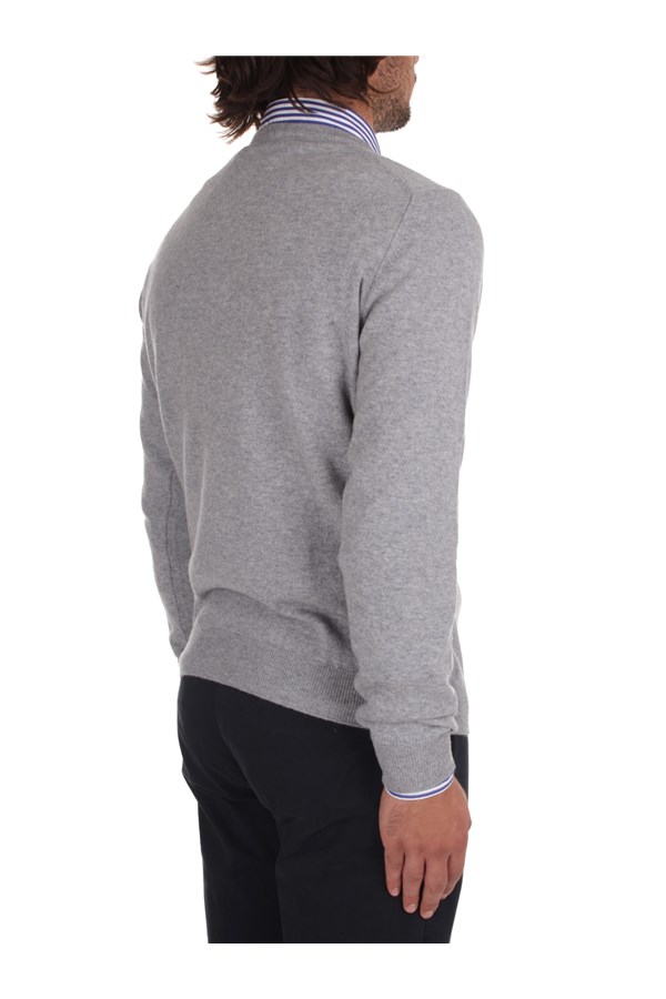 Fedeli Cashmere Knitwear Crewneck sweaters Man 6UI07001 GREY 6 