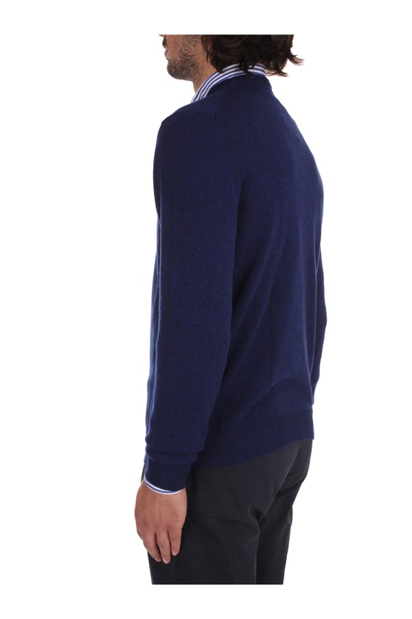 Fedeli Cashmere Knitwear Crewneck sweaters Man 6UI07001 DEEP 3 