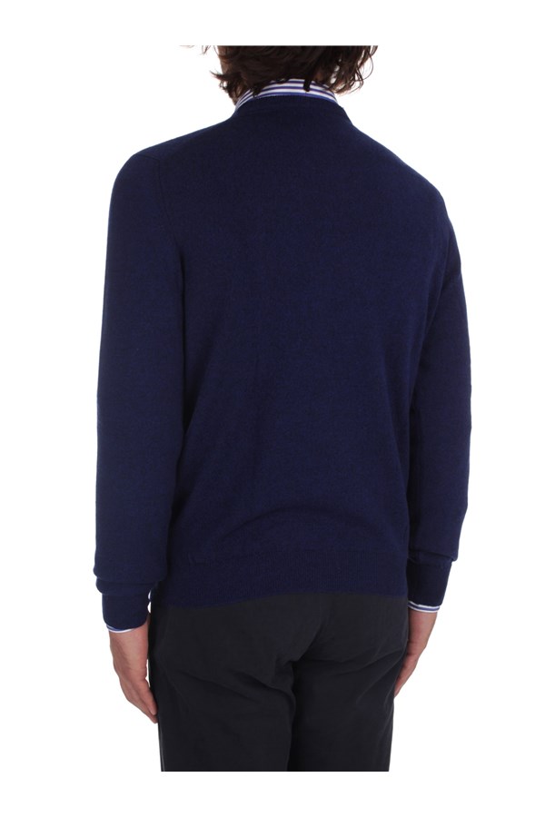 Fedeli Cashmere Knitwear Crewneck sweaters Man 6UI07001 DEEP 4 