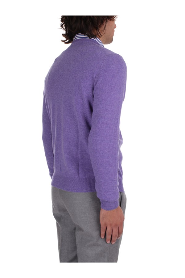 Fedeli Cashmere Knitwear Crewneck sweaters Man 6UI07001 ROSMARINO 6 