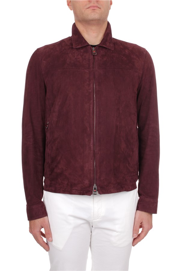 Kired Leather jacket Red