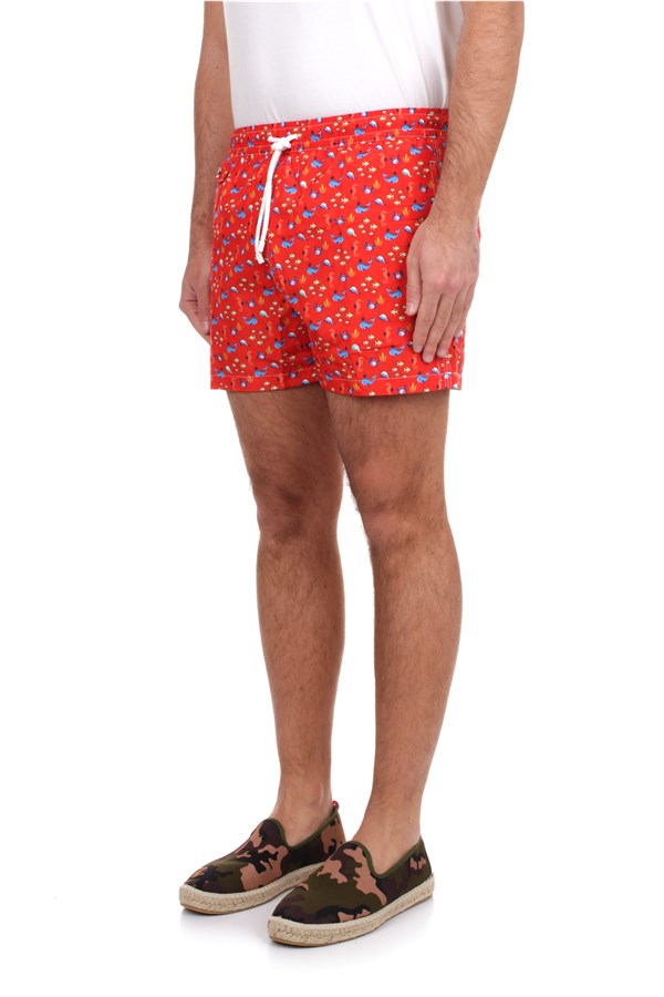 Kiton Swim shorts Red