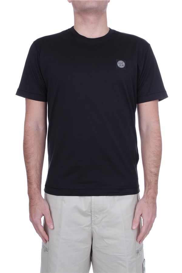 Stone Island Short sleeve t-shirts Black