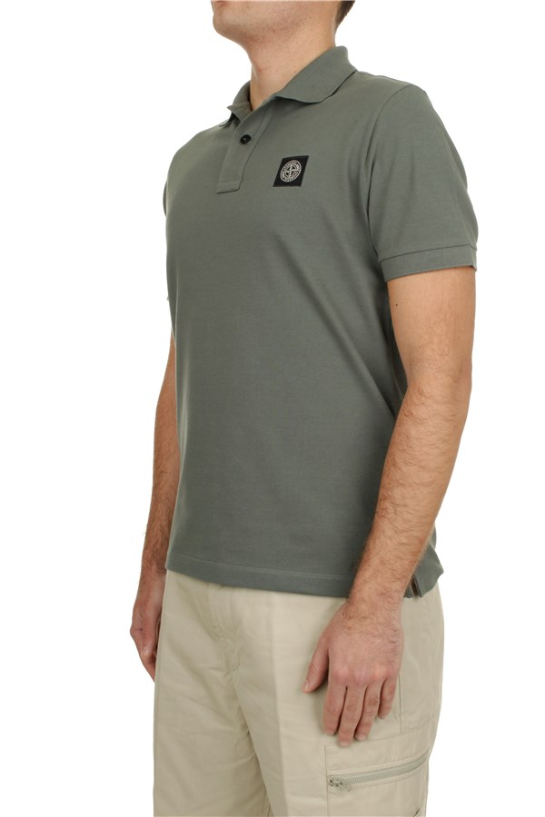 Stone Island Polo Short sleeves Man 80152SC17 V0059 1 