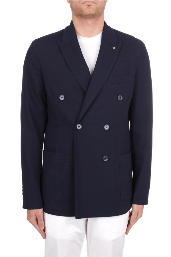 At.p.co Double-breasted blazers Blue