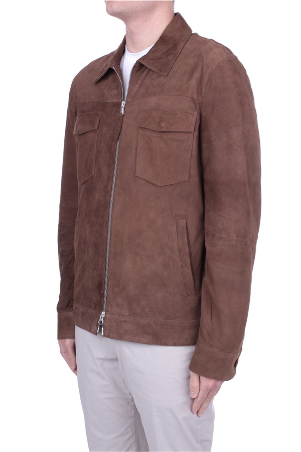 At.p.co Outerwear Leather jacket Man A283P34BEACH/S- 280 1 
