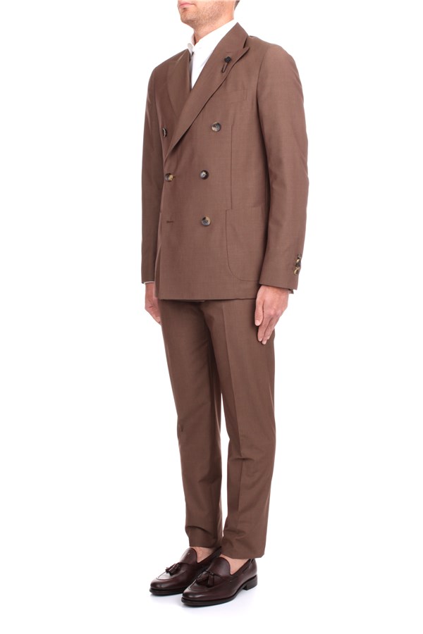Lardini Suits Double-breasted blazers Man EQ425AE EQSK62405 420 1 
