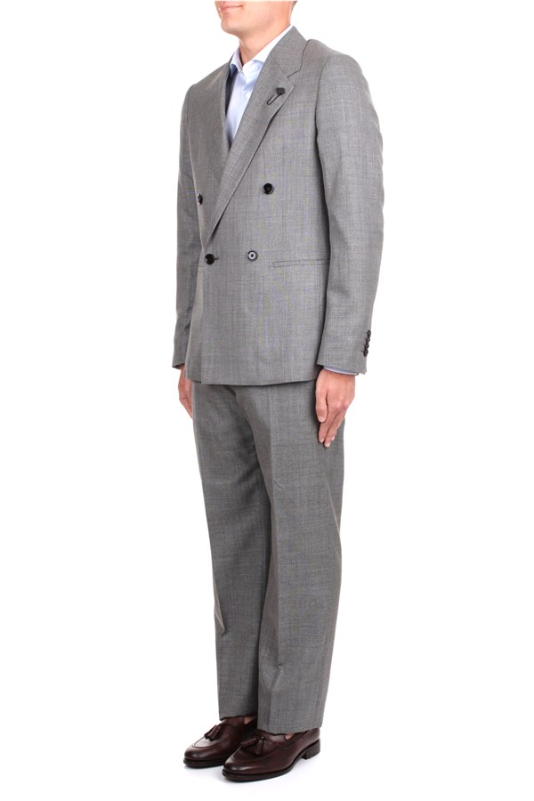 Lardini Suits Double-breasted blazers Man EQ7756E EQSK62414 900 1 