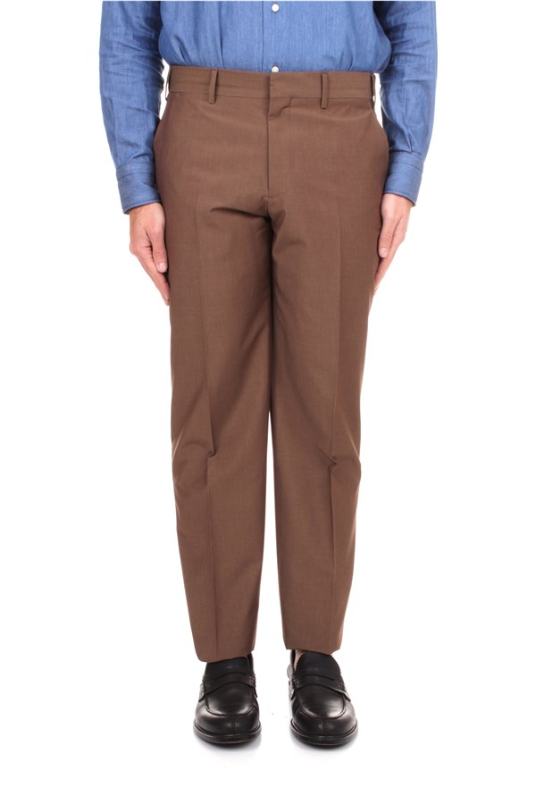 Lardini Formal trousers Brown