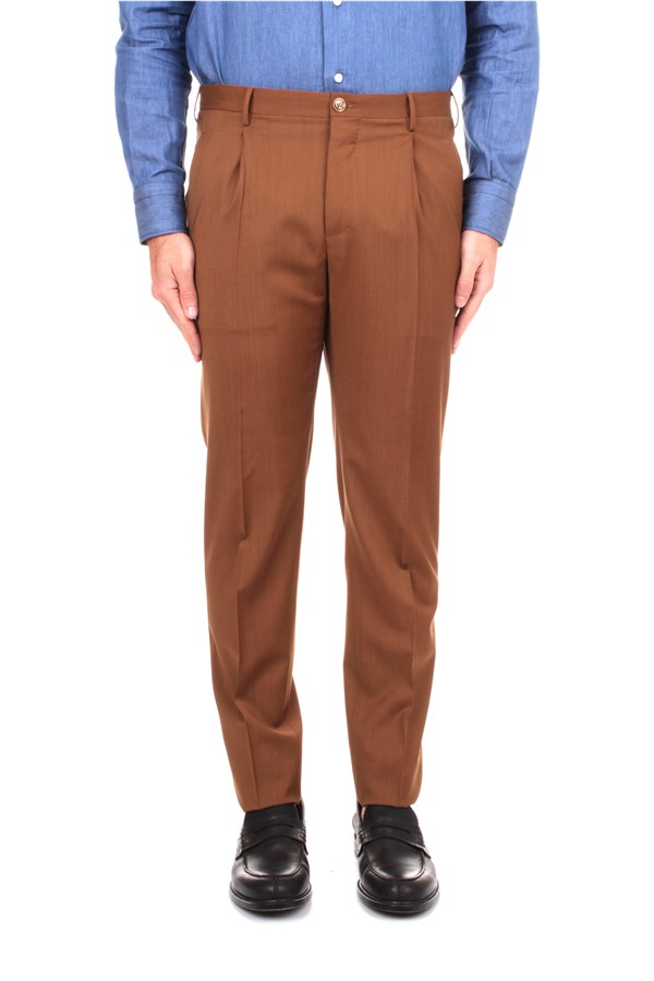 Incotex Formal trousers Brown