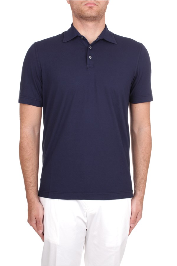 Fedeli Cashmere Polo Short sleeves Man 7UED0303 626 0 