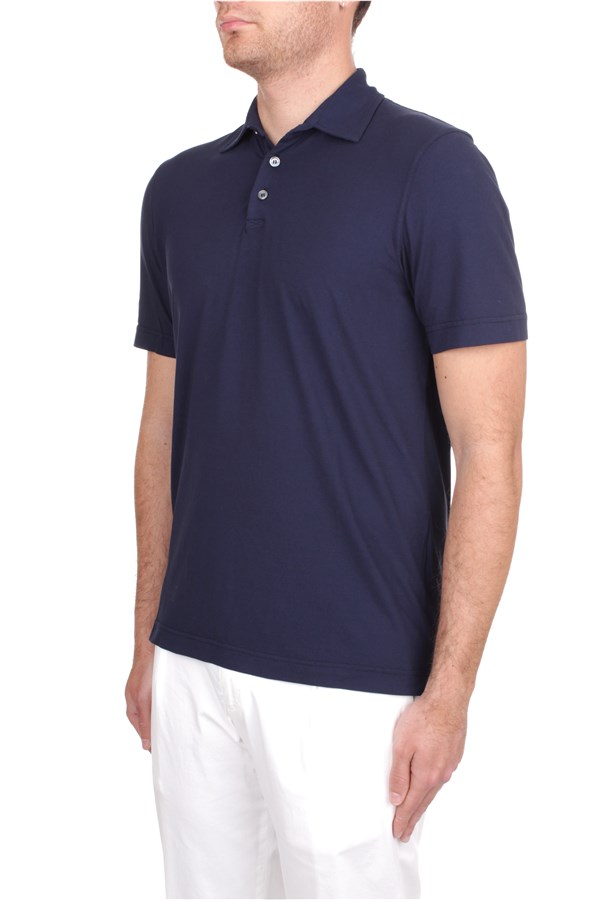 Fedeli Cashmere Polo Short sleeves Man 7UED0303 626 1 