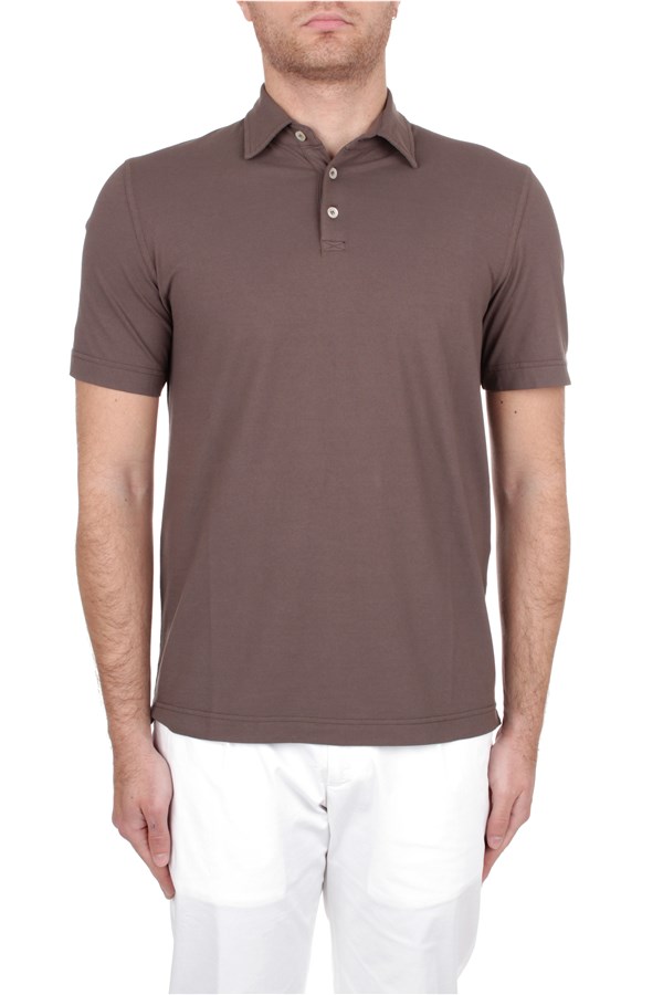 Fedeli Cashmere Short sleeves Brown