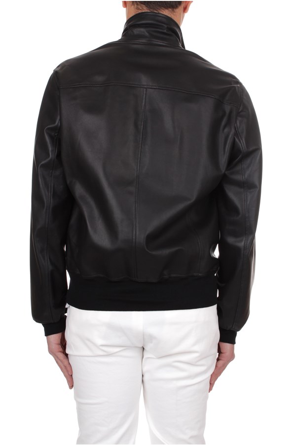 Stewart Outerwear Leather jacket Man GWKUR33SSNCO1Z00029 2 