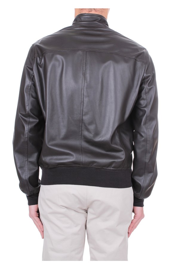 Stewart Outerwear Leather jacket Man GWKUR33SSNCO1Z00070 2 