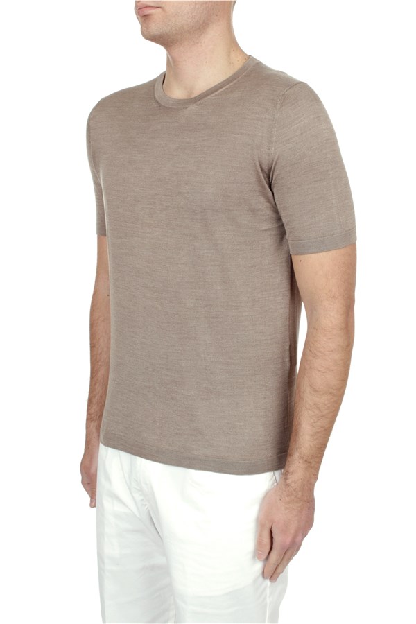 H953 Blu Short sleeve t-shirts Brown