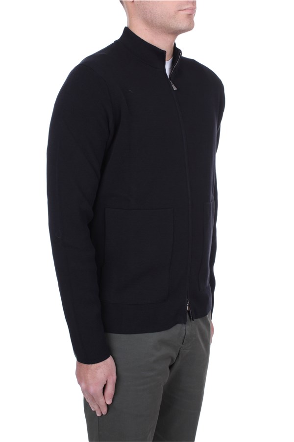 Filippo De Laurentiis Sweatshirts Zip up sweatshirts Man FZMLT CR12M 990 3 