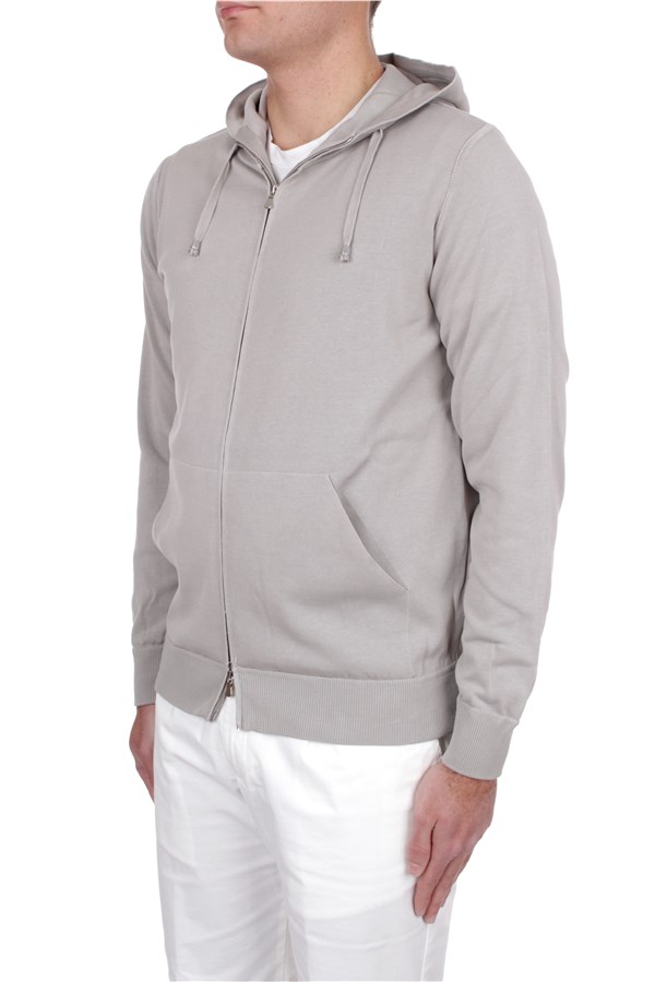 Filippo De Laurentiis Zip up sweatshirts Grey