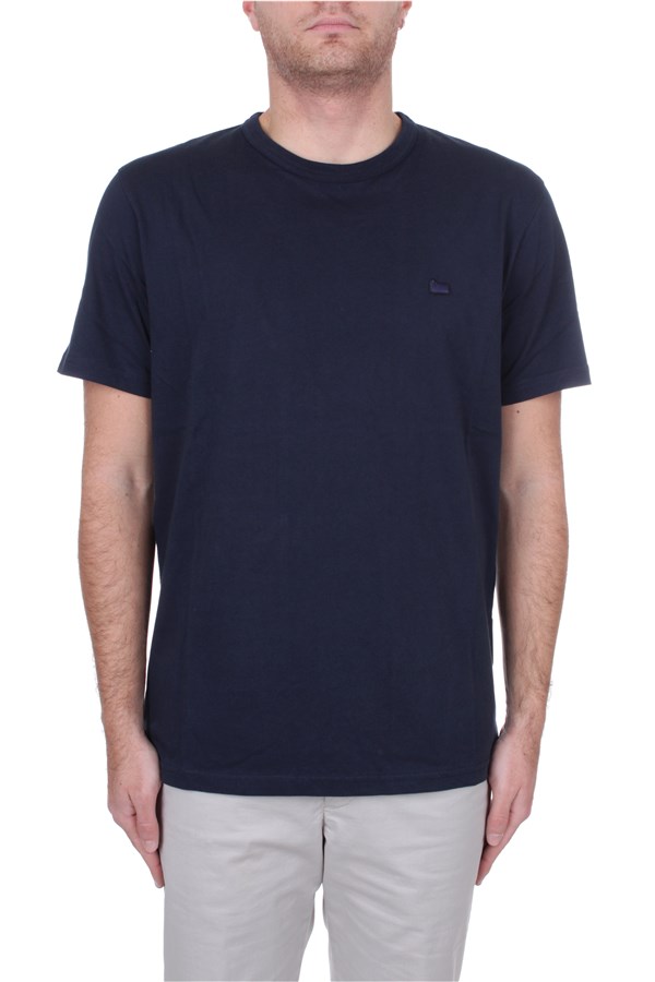 Woolrich Short sleeve t-shirts Blue