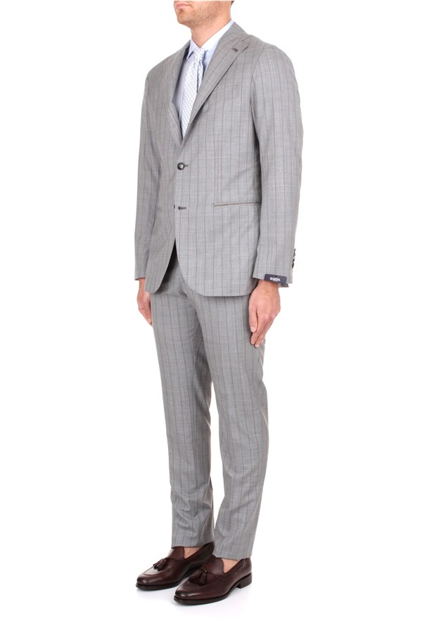 Barba Suits Single -breasted Man S1__41032 1 1 