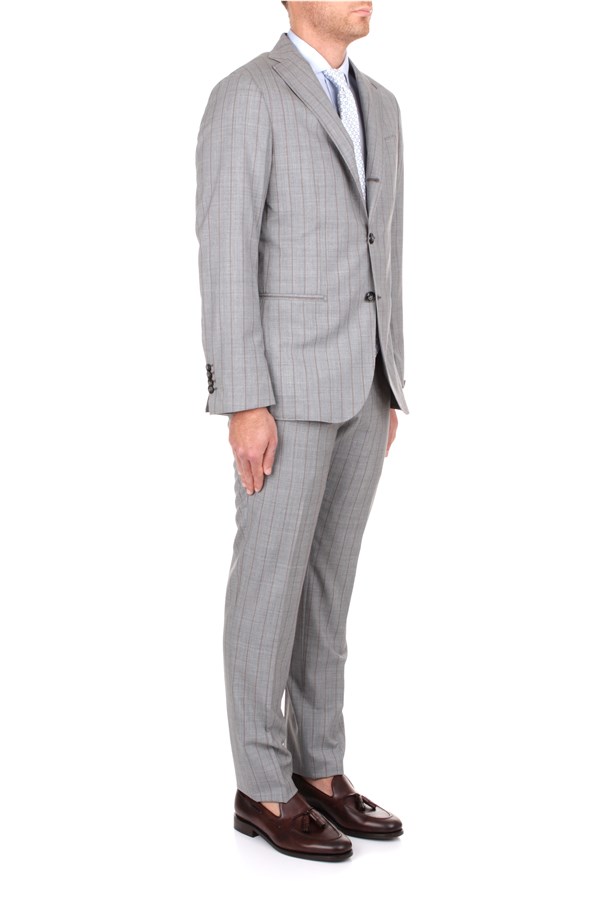 Barba Suits Single -breasted Man S1__41032 1 3 