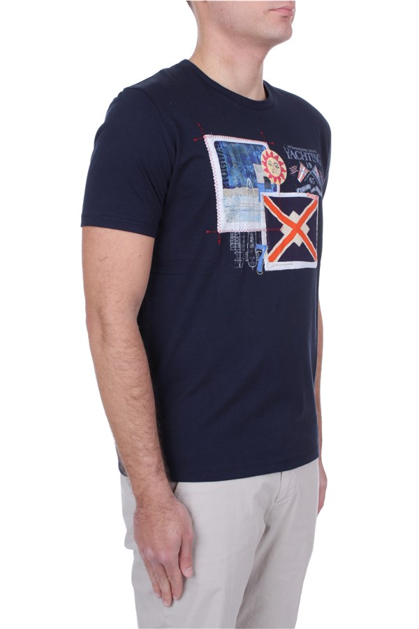 Bob  T-shirt Uomo KIND VR0269 BLU 3 