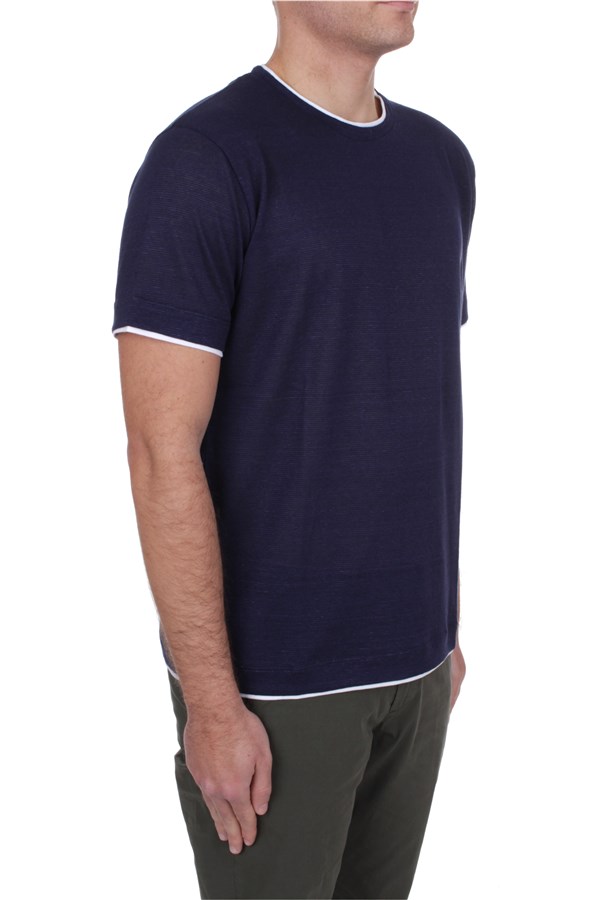 Bob T-Shirts Short sleeve t-shirts Man LIN VR0273 BLU 3 
