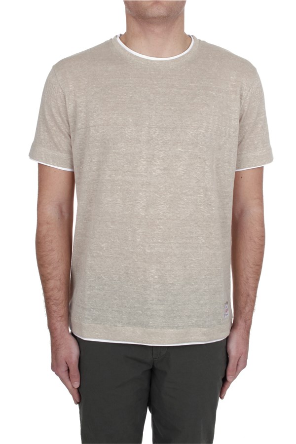 Bob T-Shirts Short sleeve t-shirts Man LIN VR0273 NATURALE 0 